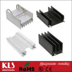 Extruded heat sink with solder pin